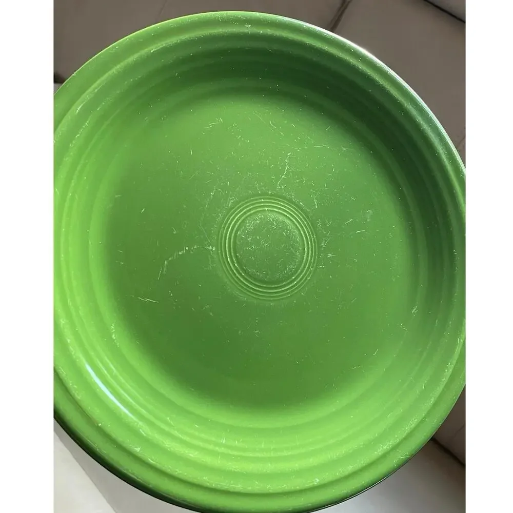 Vintage Fiestaware Forest Green Set: 9.5